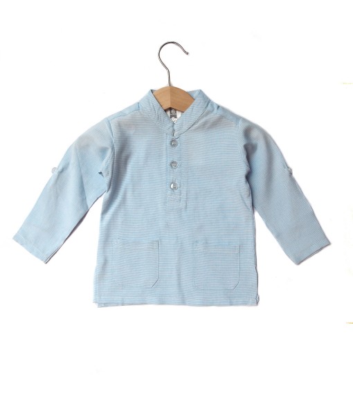 Patterned Longsleeve Koko - Blue Stripe 1