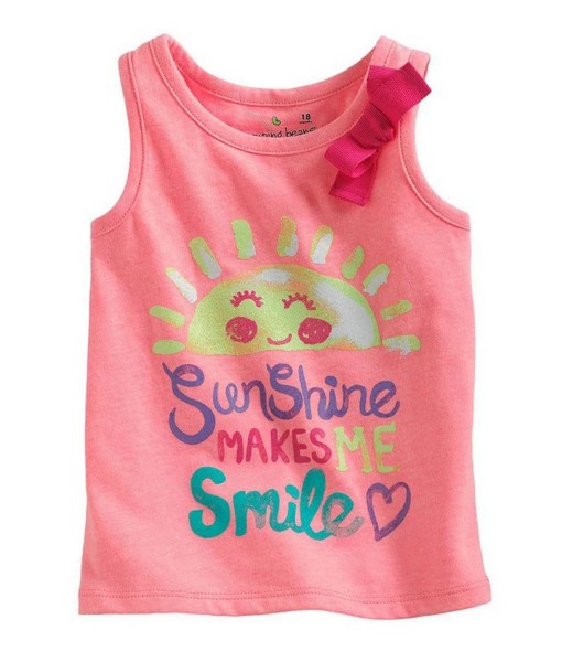 Sunshine Smile Pink Tanktop 1