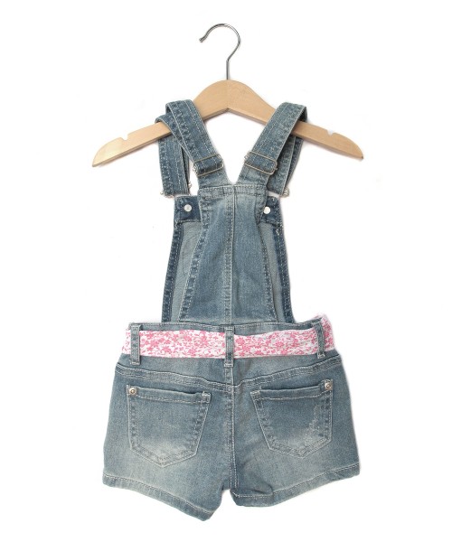 Heart Short Jeans Overall
