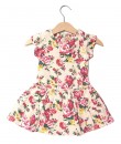 Baby Flower Dress - Beige