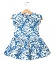 Baby Flower Dress - Blue