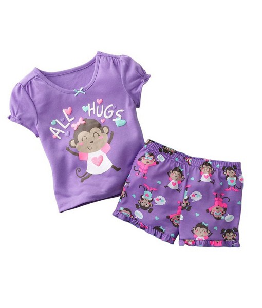 Monkey Hugs Tee + Pant 1