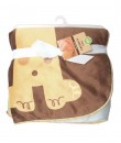 Baby Boy Blanket - Brown Animal