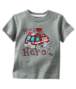 Mom's Hero Grey Tee