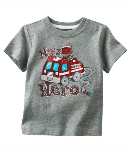 Mom's Hero Grey Tee 1