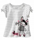 Bonjour Bunny Stripe Tee