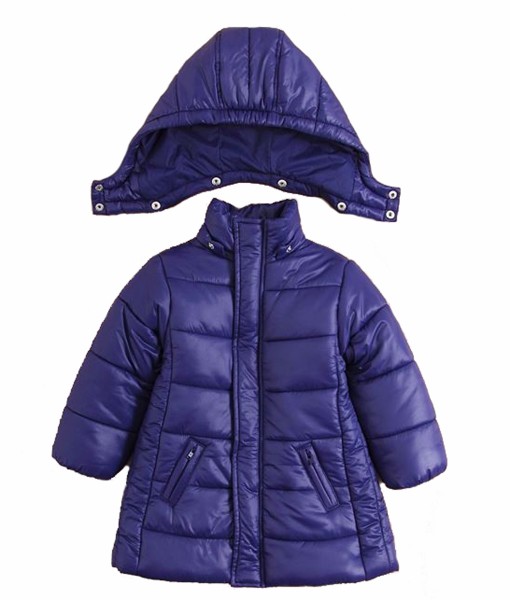 Padding Kids Coat - Blue 1