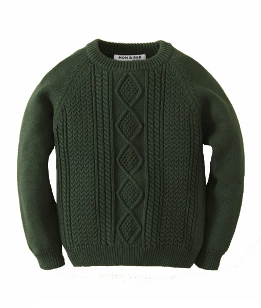 Knitted Sweater - Green 1