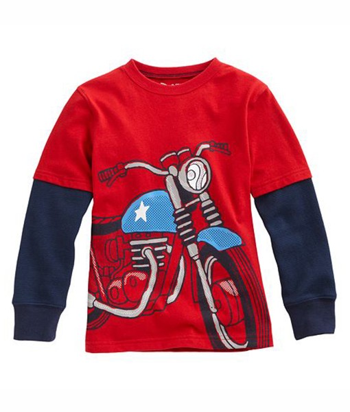 Motorbike Red Tee 1