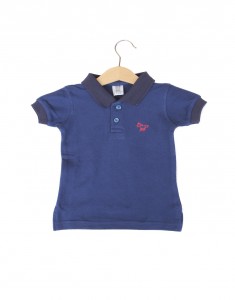 Boy Collared Tee - Blue