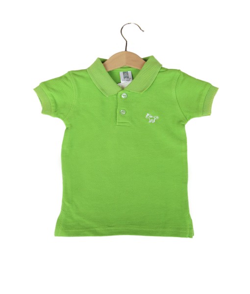 Boy Collared Tee - Green 1