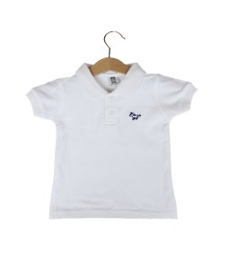 Boy Collared Tee - Black