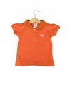 Girl Collared Tee - Orange