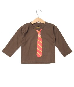 Graphic Tee - Brown Tie