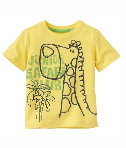 junior Safari Yellow Tee 1