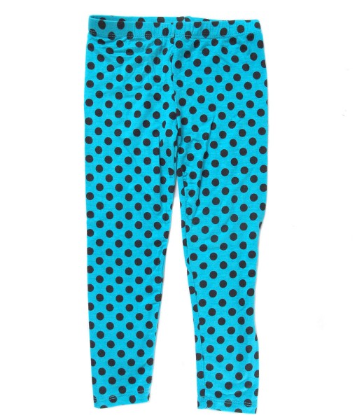 Girl Legging - Blue Black Dotted 1