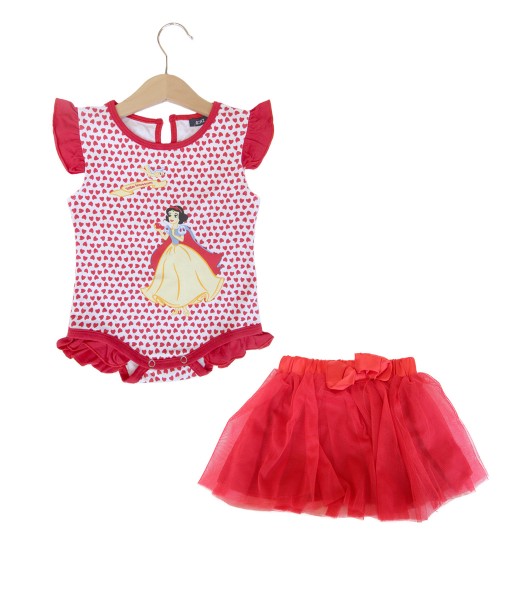 Snow White Red Bodysuit + Tutu Skirt 1