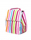 Pink Stripe Insulated Lunch Bag