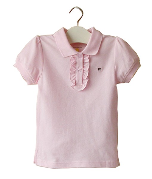 Soft Pink Collared Tee 1