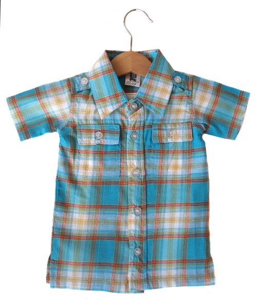 Plaid Pocket Shirt - Blue 1