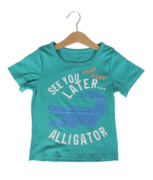 Alligator Turquoise Tee 1