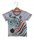 Zebra Sequin Glasses Tee