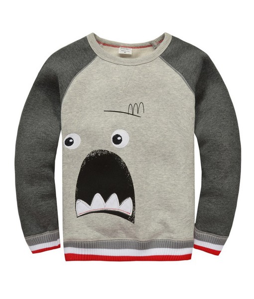 Monster Grey Raglan Sweater 1