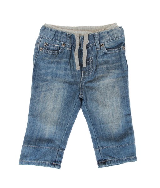 Double Waist End Folded Jeans 1