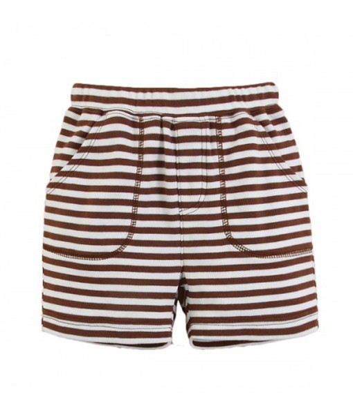 Brown Stripe Short Pant 1