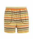 Orange Stripe Short Pant