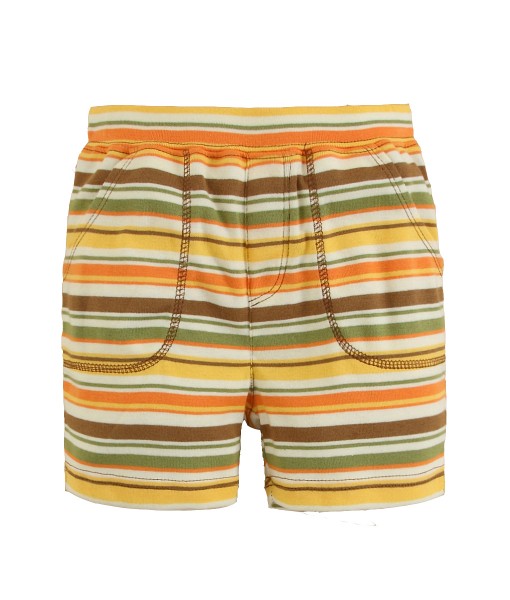 Orange Stripe Short Pant 1
