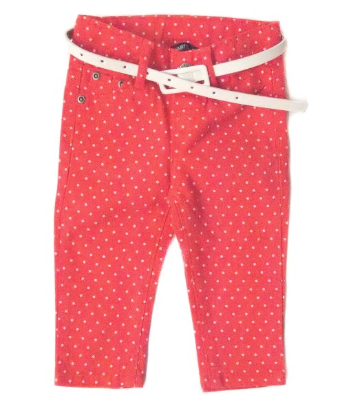 Polkadot Deep Orange Pant 1