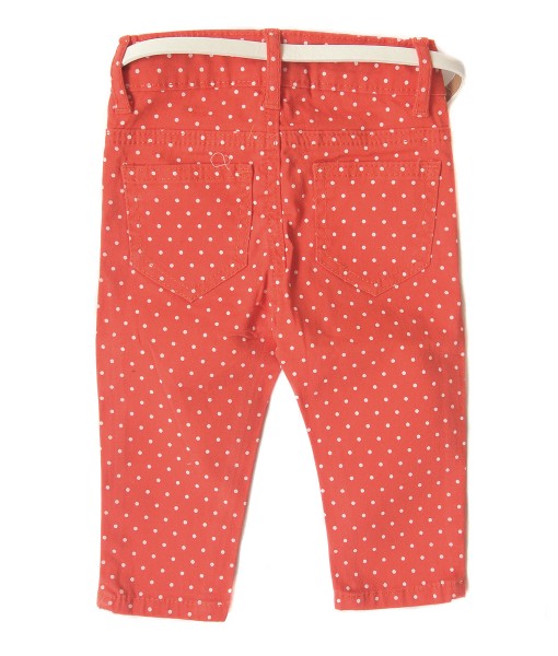 Polkadot Deep Orange Pant