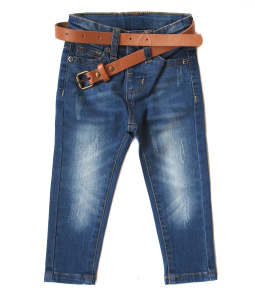 Scratch Skinny Jeans + Belt 1