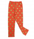 Polka Legging - Peach