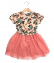 Flower Tutu Peach Dress