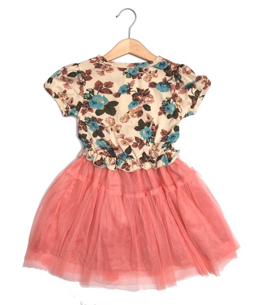 Flower Tutu Peach Dress