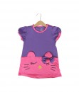 Kitty Pink Purple Dress