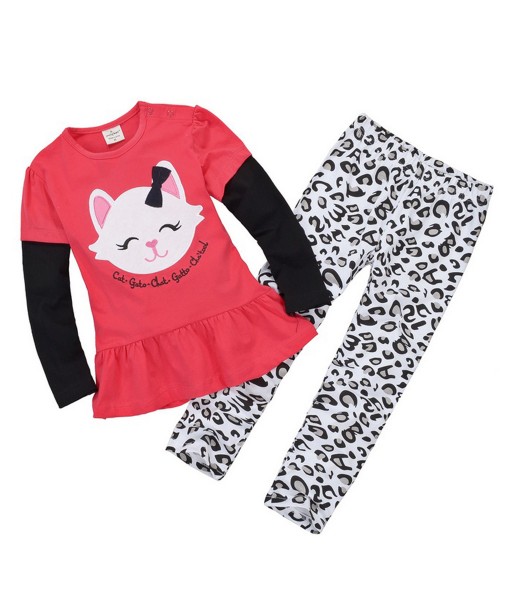 Smile Cat Red Tee + Pant 1