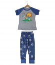 Soccer Lion Blue Pajama