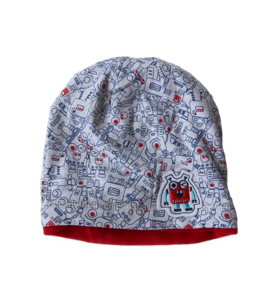 Robot Beanie - White 1