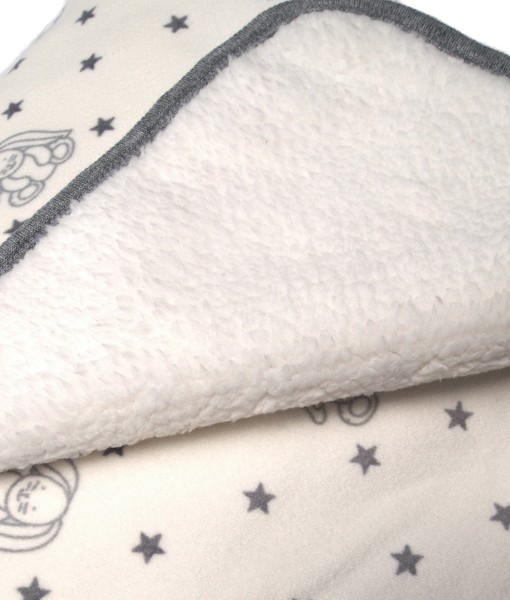 Rabbit Grey Blanket
