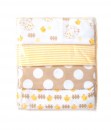 Swaddle Blanket - Brown Yellow
