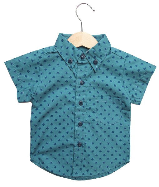 Mr Twinkle Shirt - Turquoise 1