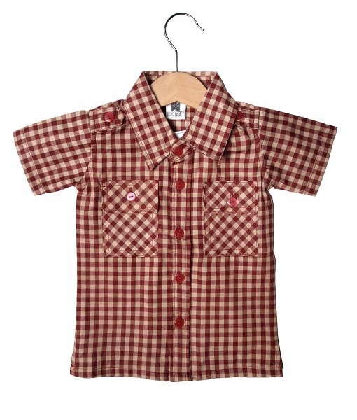 Safari Tartan Shirt - Red 1