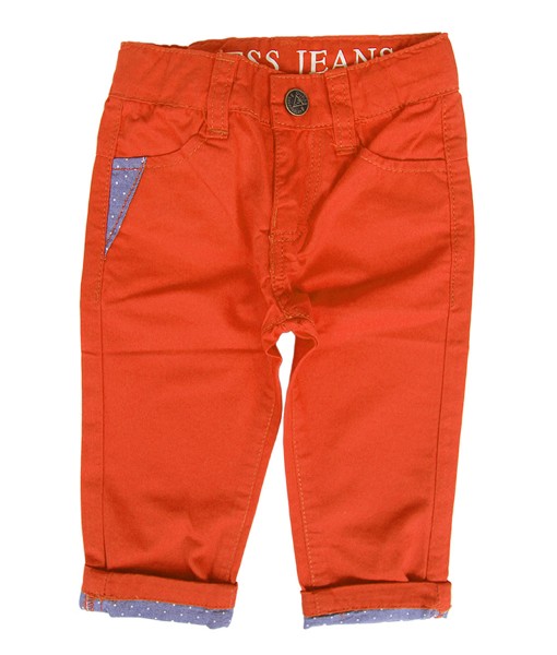 Dotted Lining Pant - Orange 1