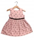 Bird Bow Dress - Pink