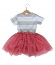 Stripe Grey Tutu Dress