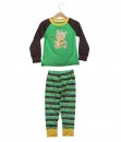 Bear Green Brown Pajama