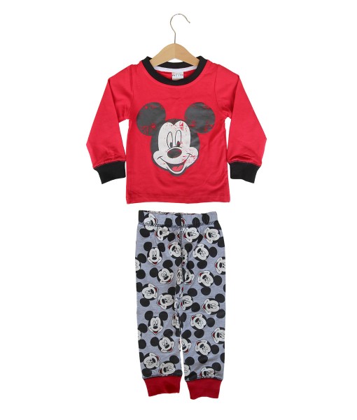 Face Mickey Red Pajama 1